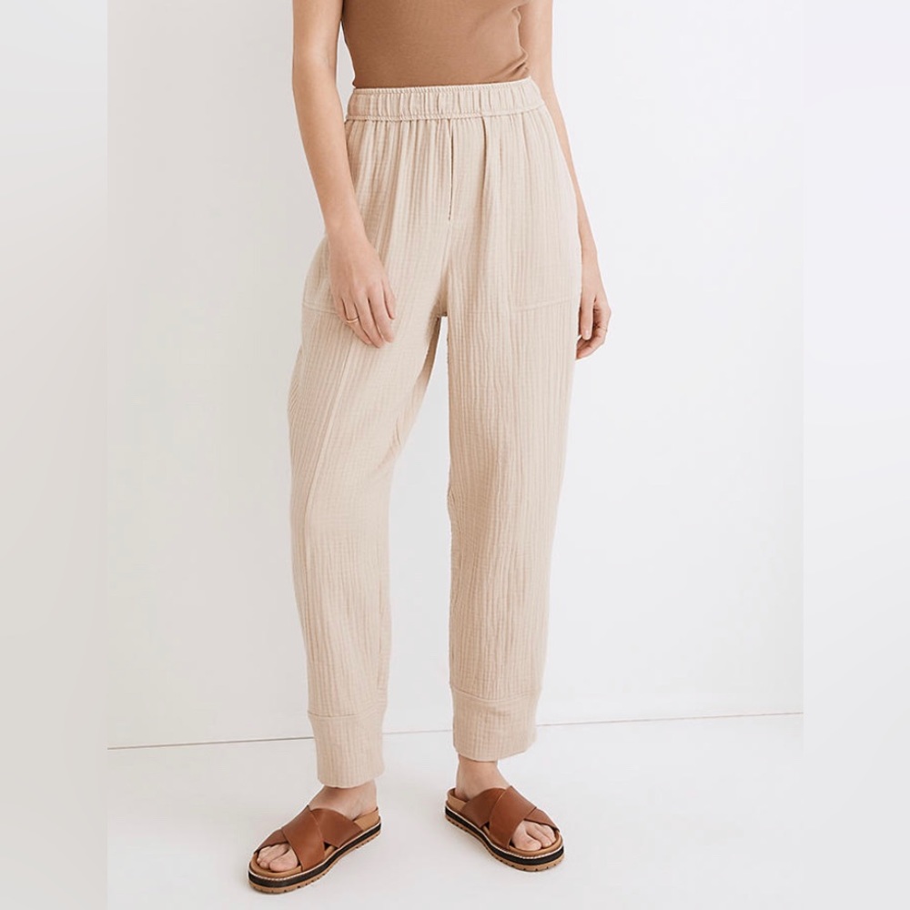 Madewell Lightspun Pull-On Pants